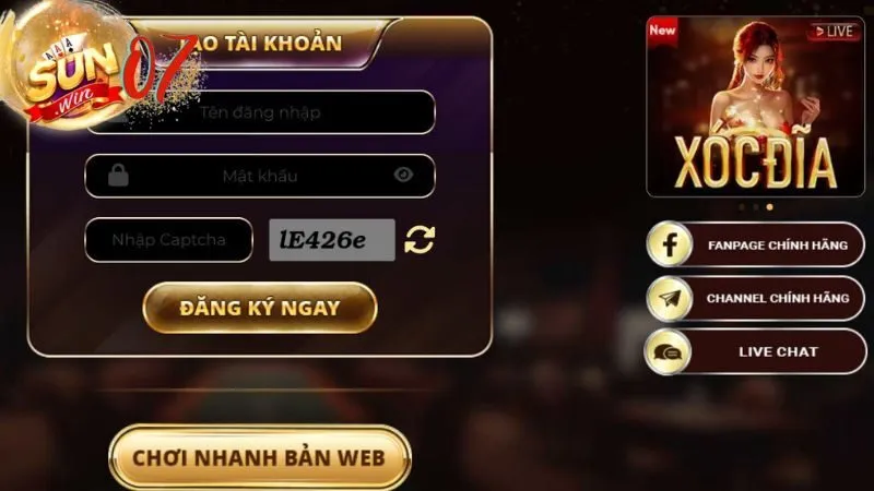 Hướng dẫn tham gia Sunwin trong 1 phút